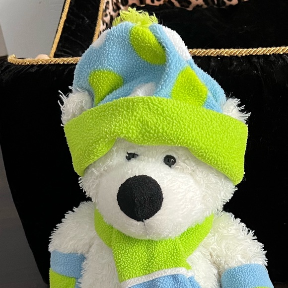 Winter Bear Stuffed Animal - Picture 2 of 3